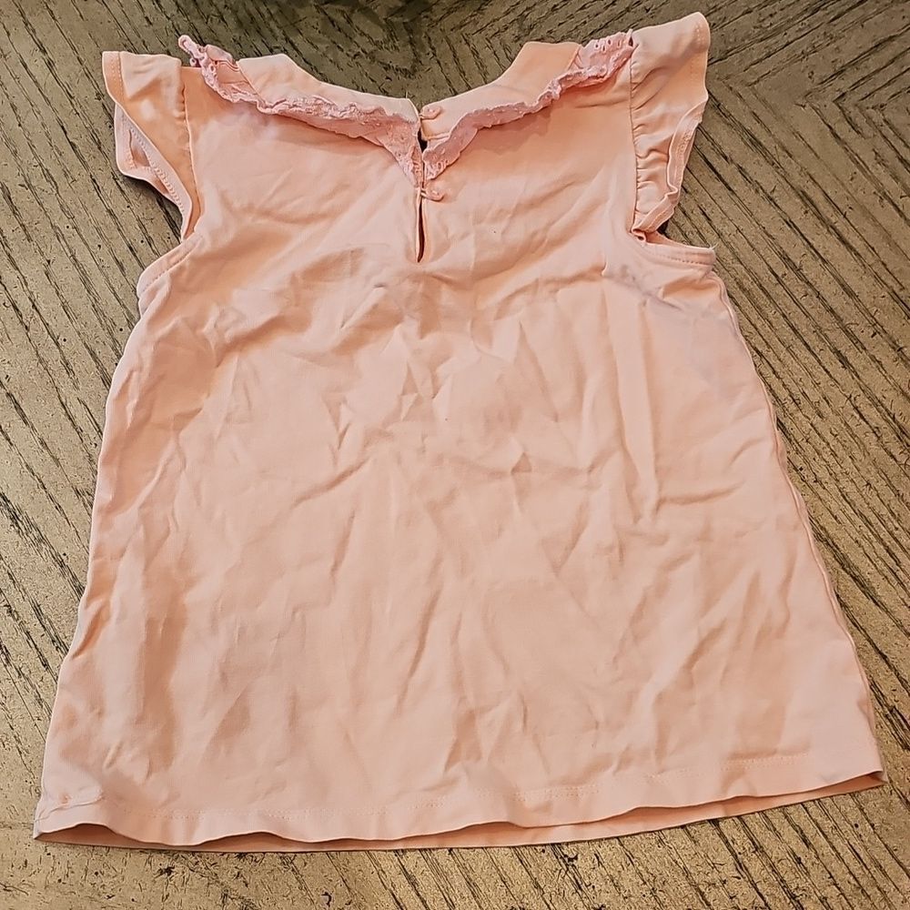 Pink Ruffled Kids Top Size 5T - Picture 4 of 7